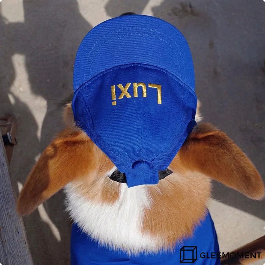 Personalized Custom Name Ponytail Dog Baseball Cap