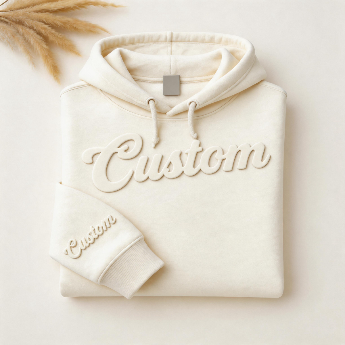 Custom 3D Embossed Crewneck Sweatshirt