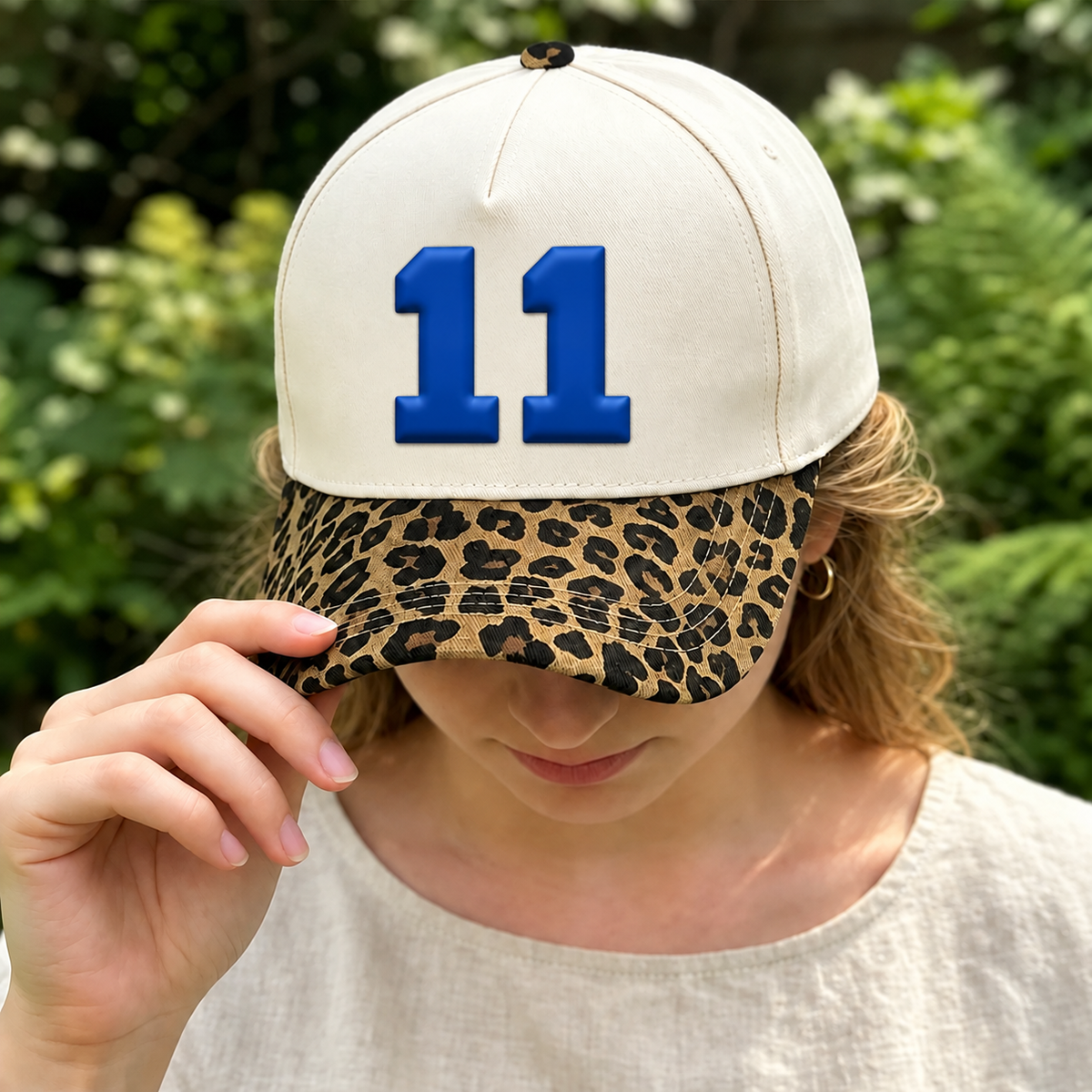 Custom 3D Puff Number Baseball Cap