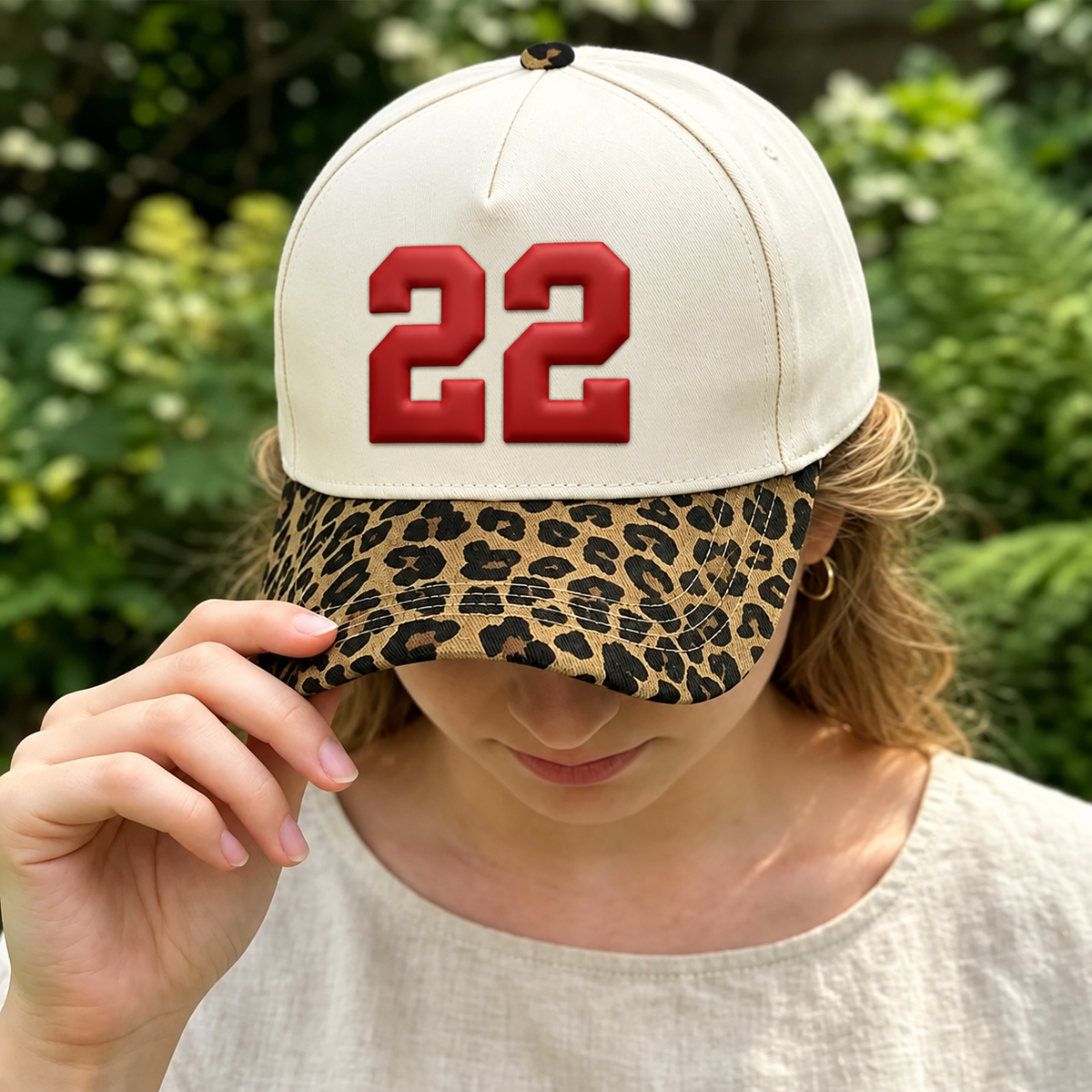 Custom 3D Puff Number Baseball Cap