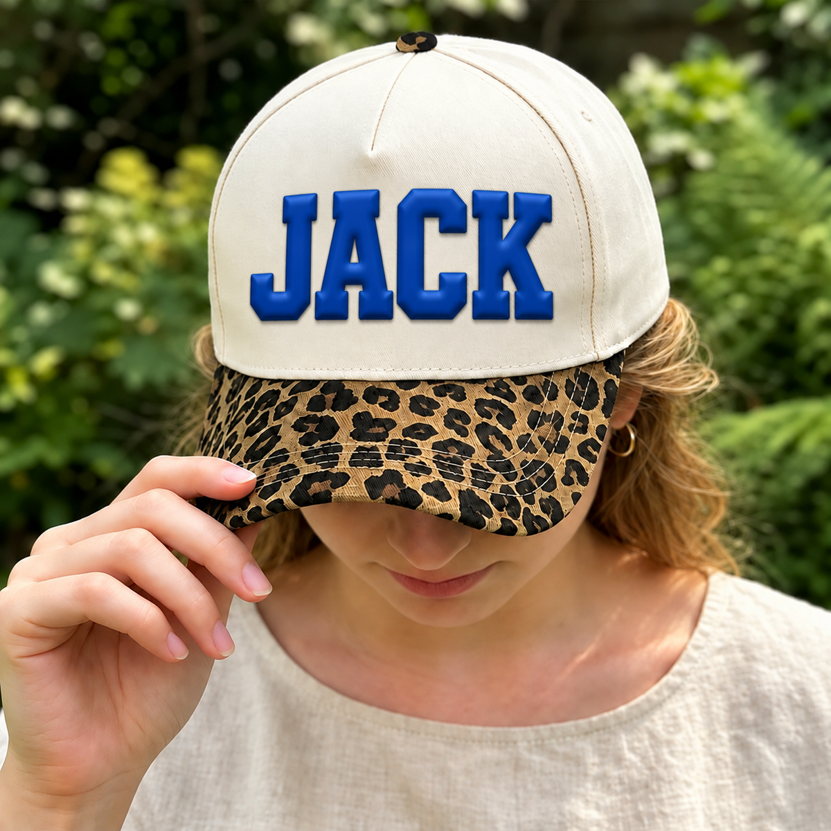 Custom 3D Puff Text Baseball Cap