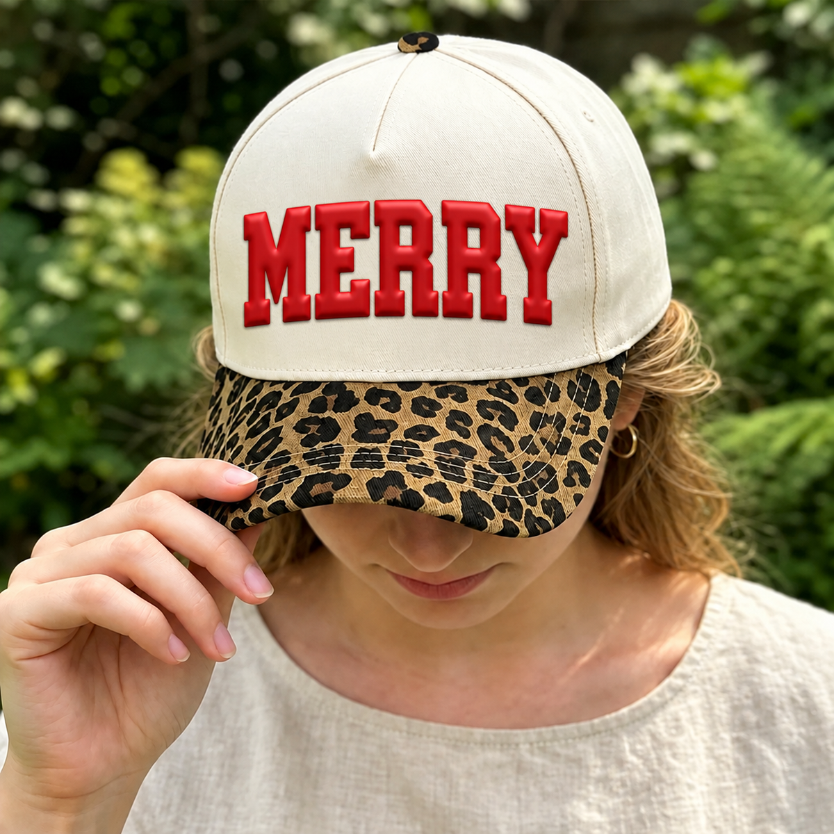 Custom 3D Puff Text Baseball Cap