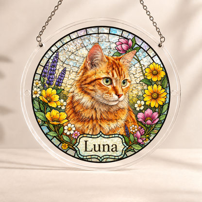 Custom Floral Pet Portrait Puzzle
