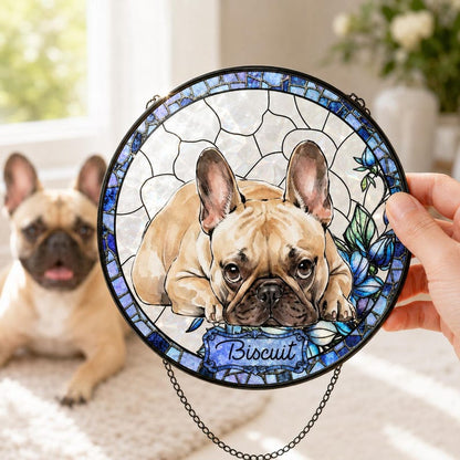 Custom Garden Pet Portrait Suncatcher