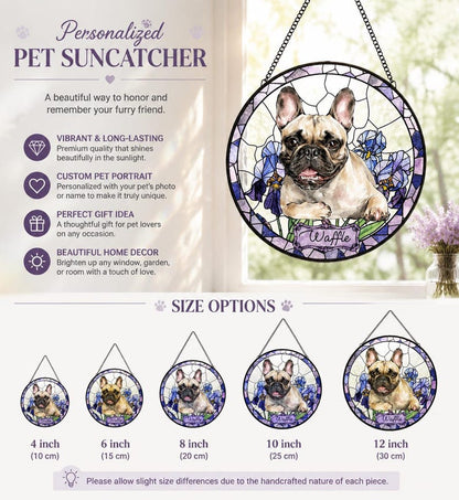 Custom Garden Pet Portrait Suncatcher