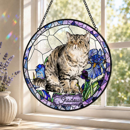 Custom Garden Pet Portrait Suncatcher