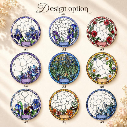 Custom Garden Pet Portrait Suncatcher