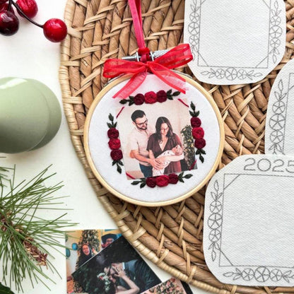 Custom Photo Embroidery Ornament