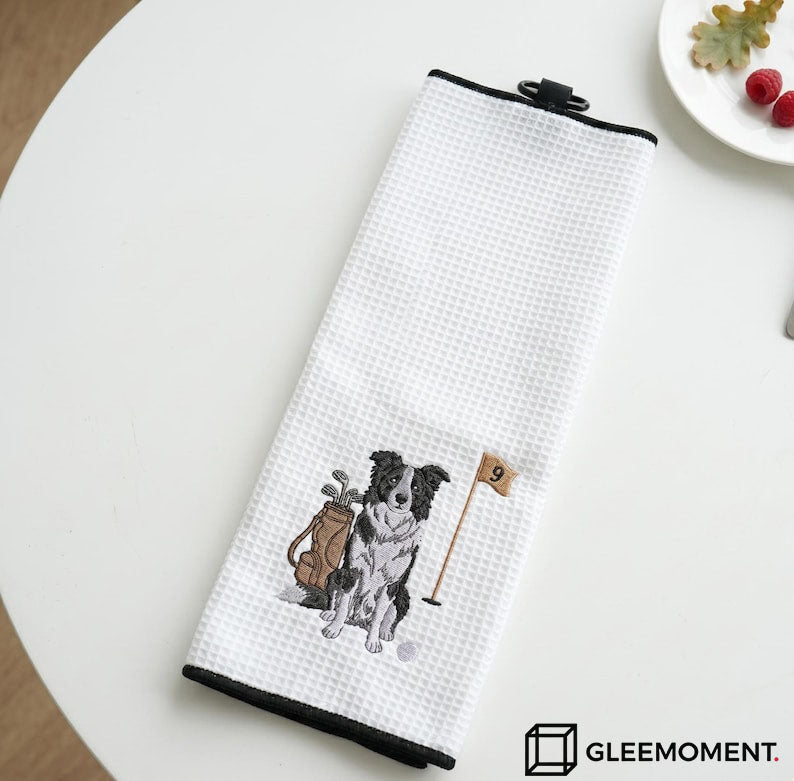Custom Pet Portrait Golf Towel