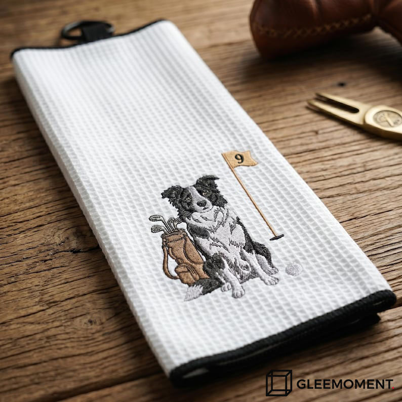 Custom Pet Portrait Golf Towel
