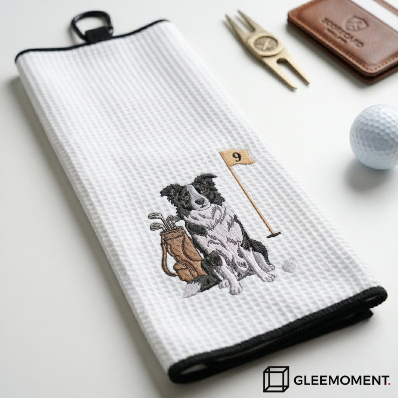 Custom Pet Portrait Golf Towel