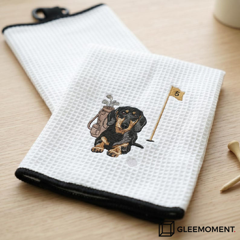 Custom Pet Portrait Golf Towel