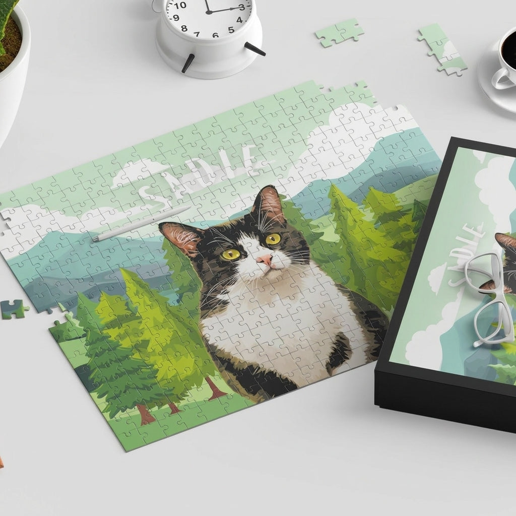 Custom Pet Portrait Puzzle