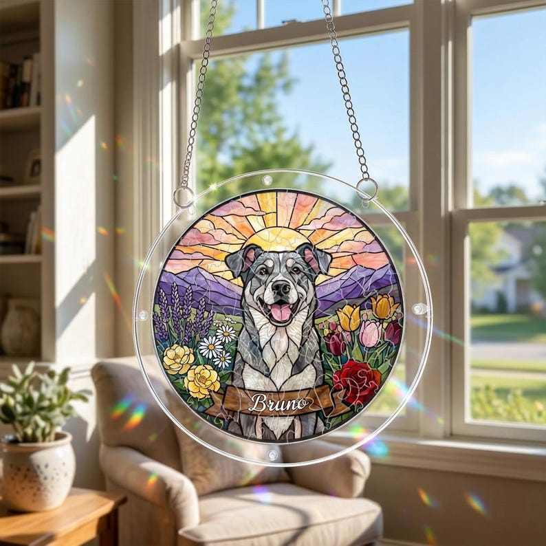 Custom Pet Puzzle Suncatcher