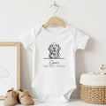 Custom Pet Sketch Baby Bodysuit