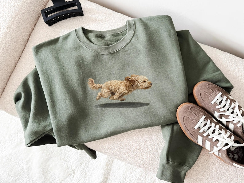 Custom Running Pet Portrait Shirt