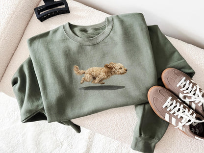 Custom Running Pet Portrait Shirt