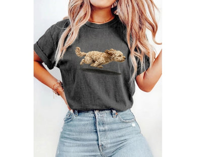 Custom Running Pet Portrait Shirt