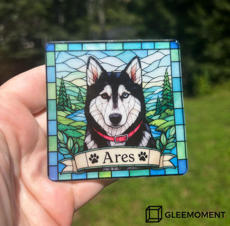 Custom Pet Portrait Fridge Magnet