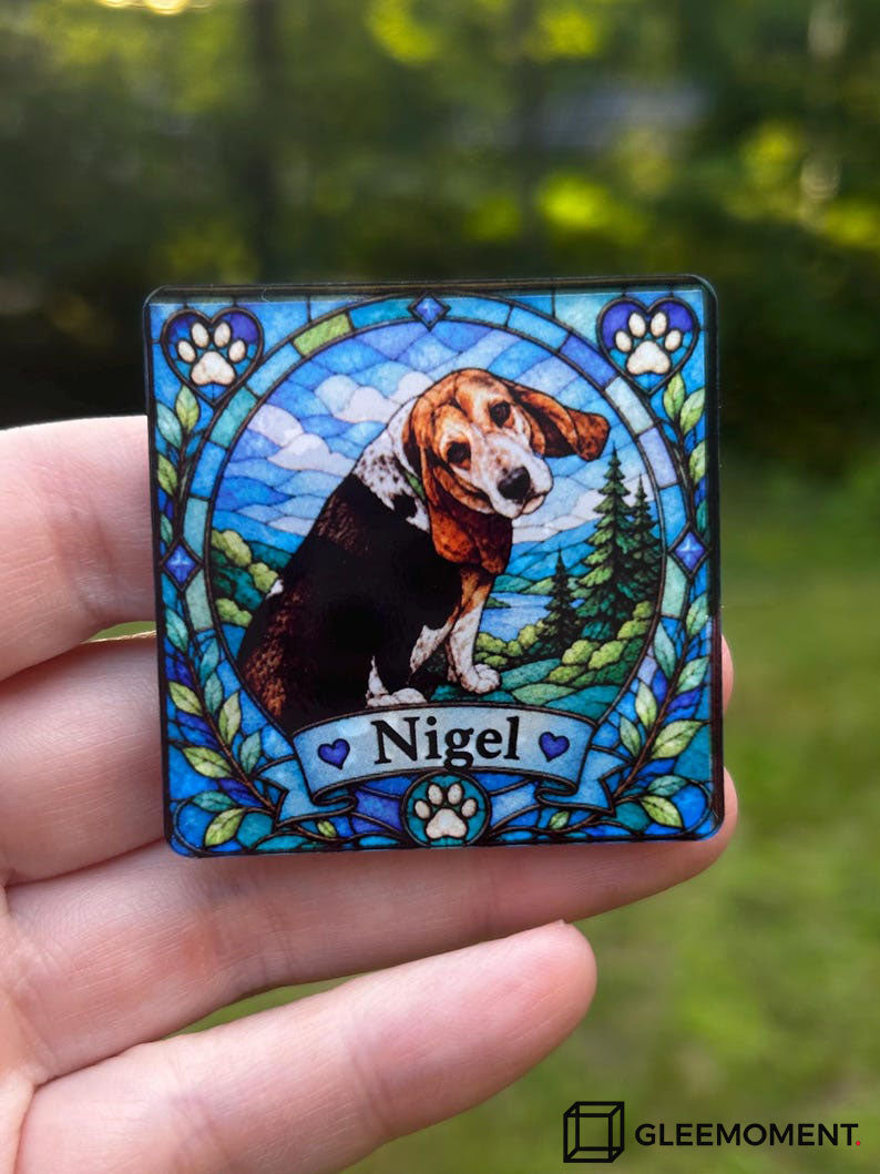 Custom Pet Portrait Fridge Magnet