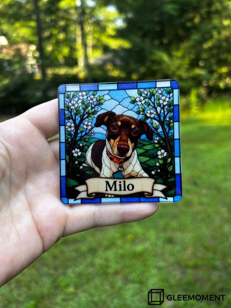 Custom Pet Portrait Fridge Magnet