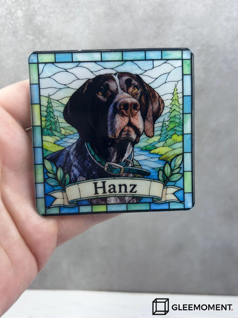 Custom Pet Portrait Fridge Magnet