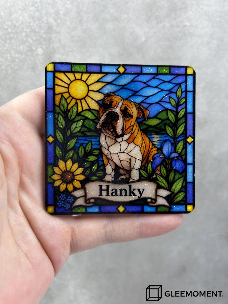 Custom Pet Portrait Fridge Magnet