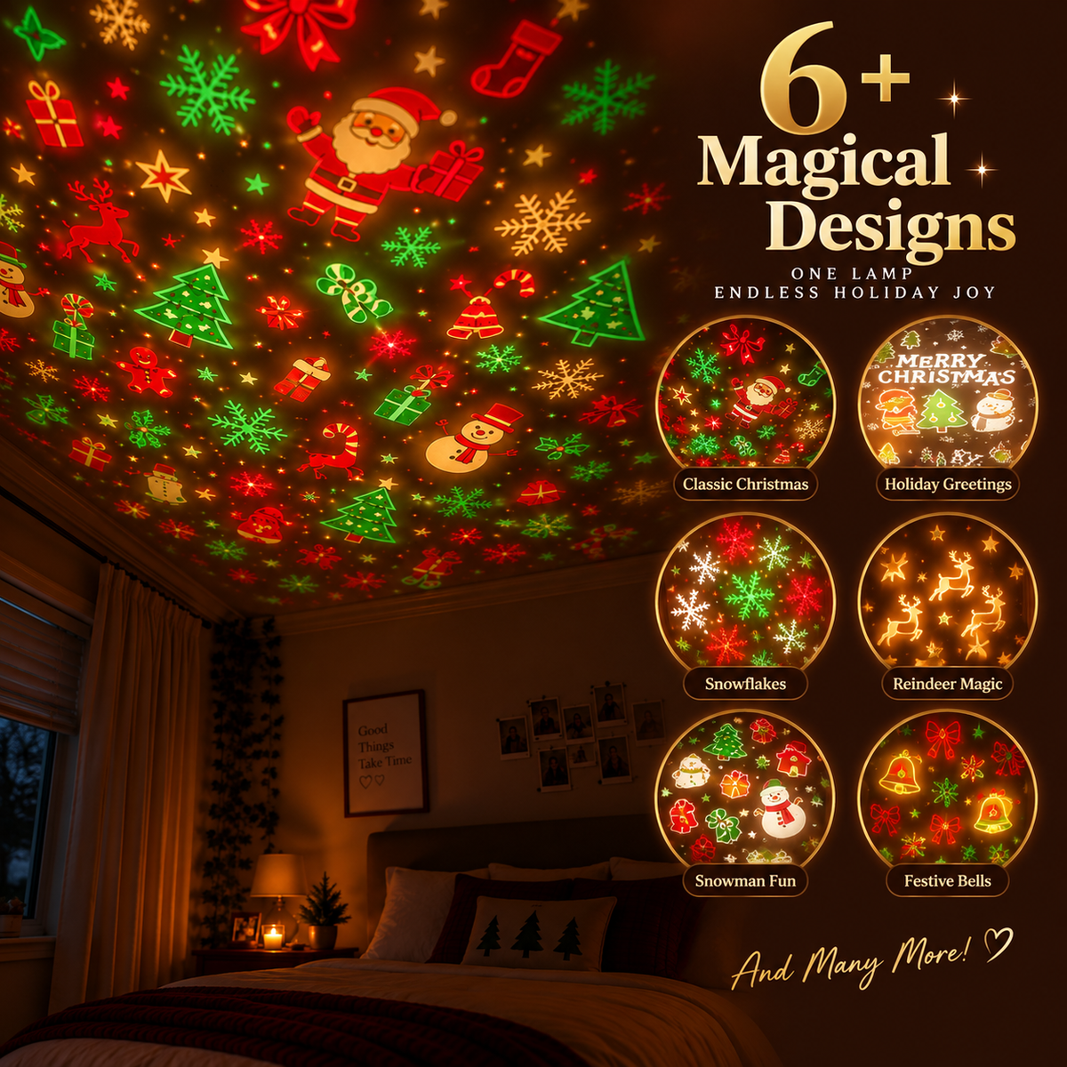 Christmas Tree Projection Light
