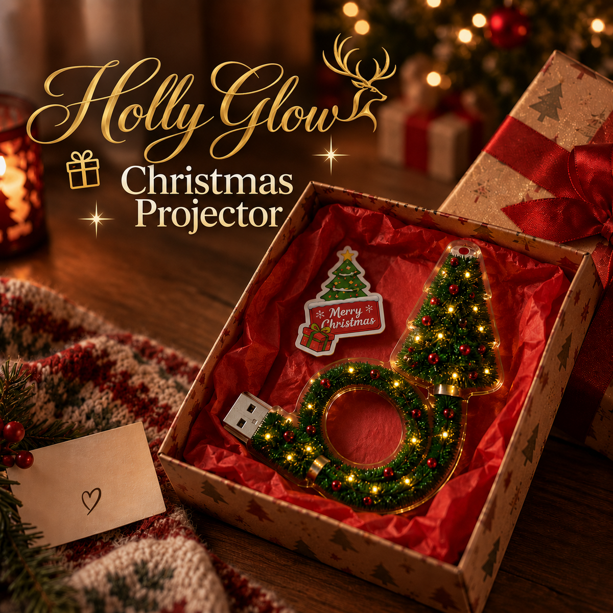 Christmas Tree Projection Light