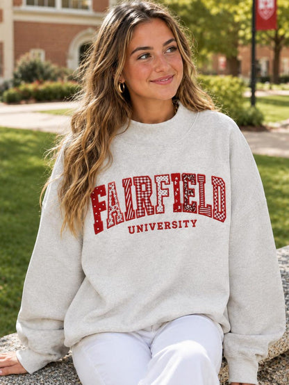 Custom Varsity Appliqué Sweatshirt