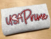 Personalized University Name 3D Puff Embroidery Crewneck, Game Day Sweatshirt