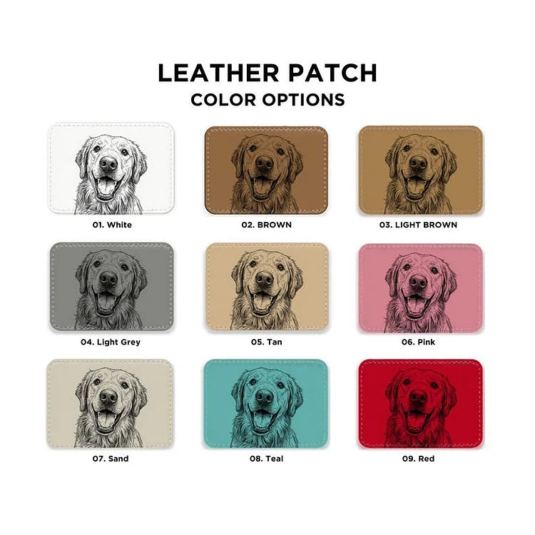 Custom Pet Leather Patch Trucker Hat | Engraved Pet Portrait Cap | Adjustable Unisex Hat for Pet Lovers