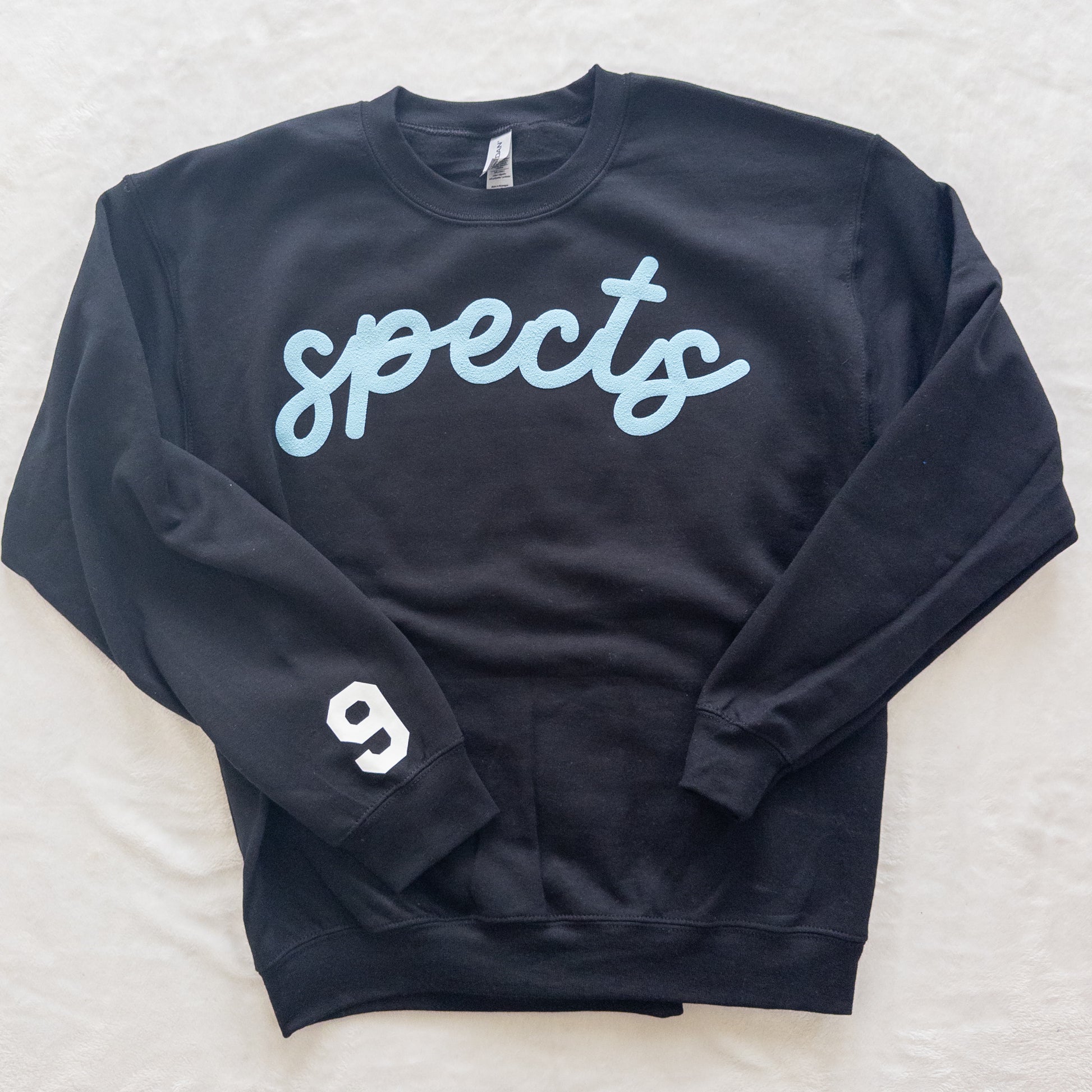 Personalized Custom Sports Puff Foam Print Crewneck Sweatshirt