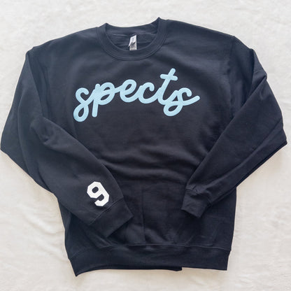Personalized Custom Sports Puff Foam Print Crewneck Sweatshirt