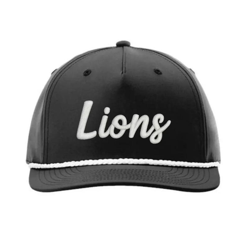 Custom 3D Puff Embroidery Script Rope Hat
