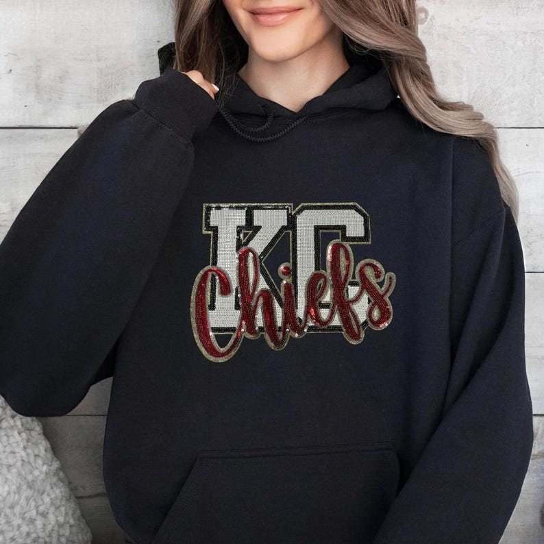 Bling Rhinestone Football Fan Sweatshirt