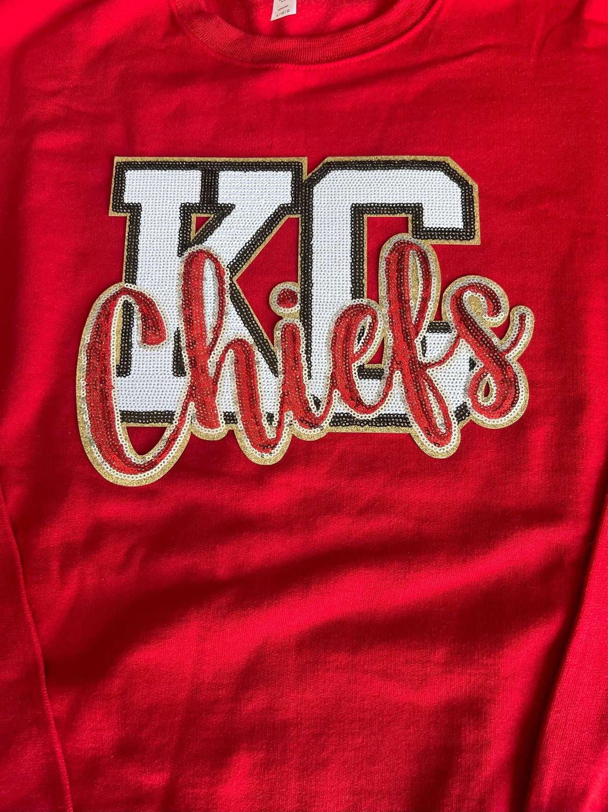 Bling Rhinestone Football Fan Sweatshirt