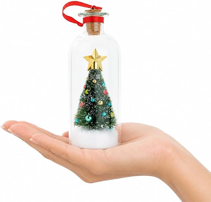 Recordable Christmas Tree Bottle Ornament