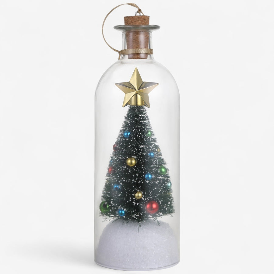 Recordable Christmas Tree Bottle Ornament