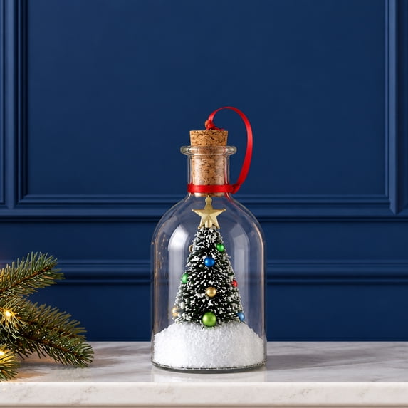 Recordable Christmas Tree Bottle Ornament