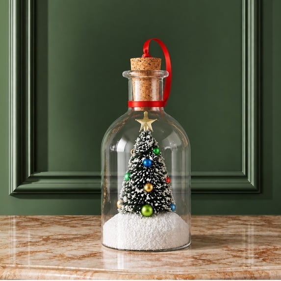 Recordable Christmas Tree Bottle Ornament