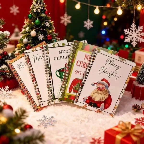 Christmas Spiral Gift Card Book