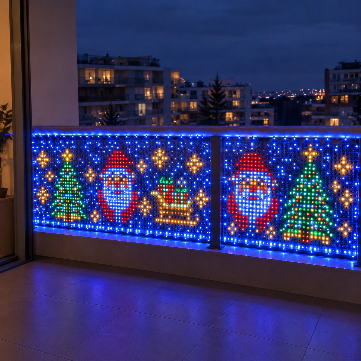 Smart Animated LED Curtain Lights