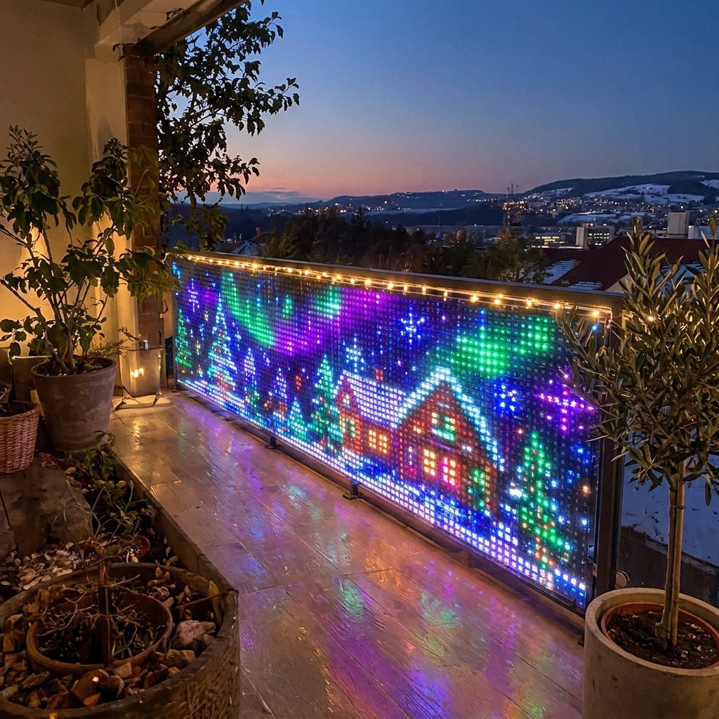 Smart Animated LED Curtain Lights