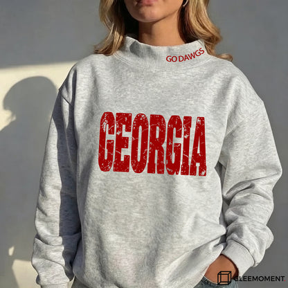 The Custom Hometown Pride Vintage Mock Neck Sweatshirt