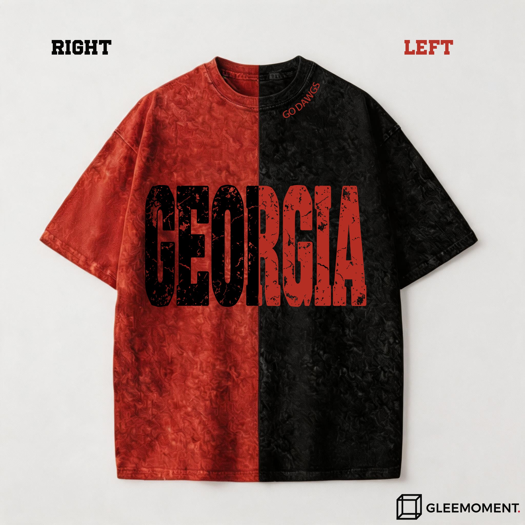 The Georgia State Pride Split Washed Graphic Tee