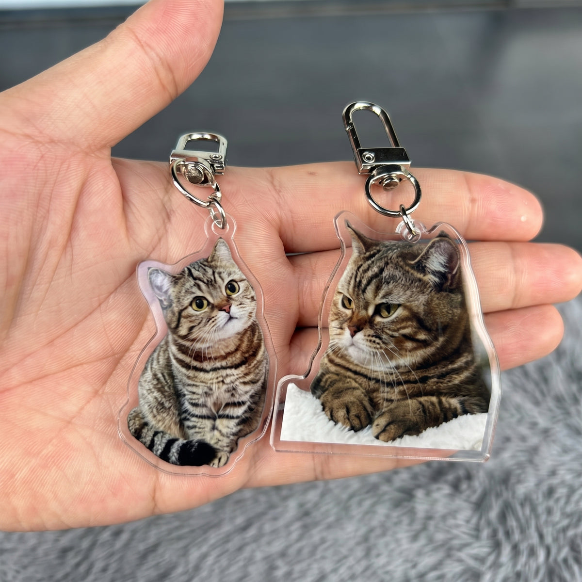 Custom Pet Photo Keychain | Forever With Me Pet Acrylic Keychain