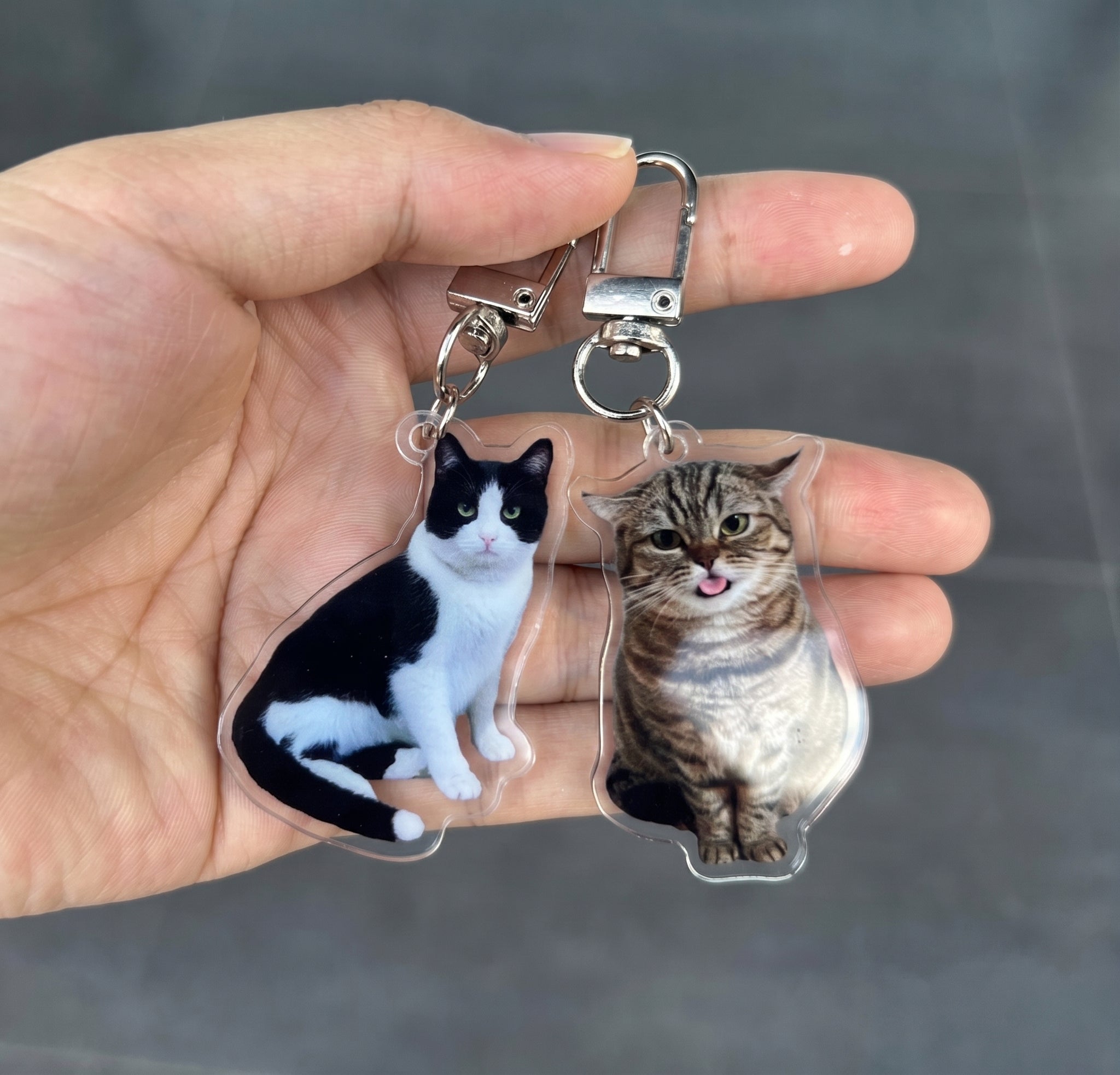 Custom Pet Photo Keychain | Forever With Me Pet Acrylic Keychain