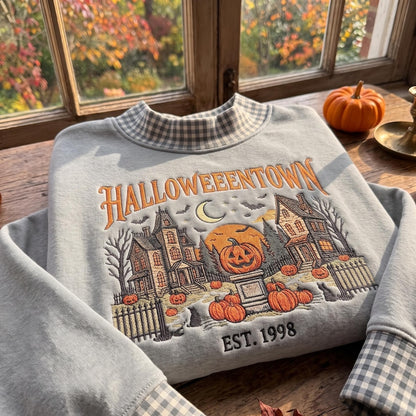 Halloweentown Embroidered Sweatshirt