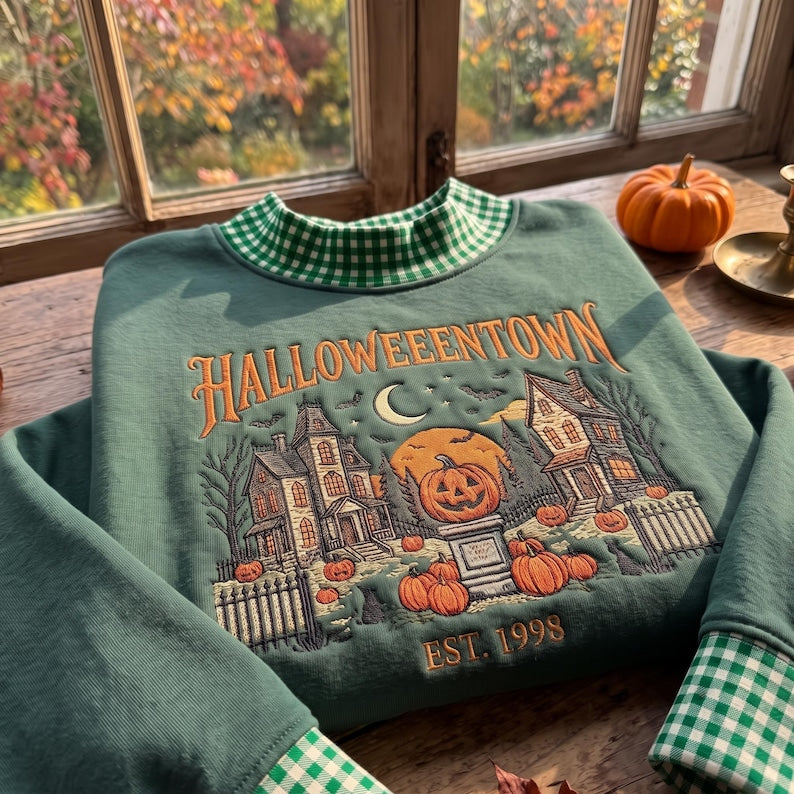 Halloweentown Embroidered Sweatshirt
